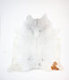 KOELAP Koeienhuid Vloerkleed - Wit Gevlekt Salt & Pepper - 205 x 220 cm - 1005728