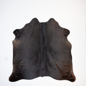 Koelap Koeienhuid - Zwart Egaal - 185 x 195 cm