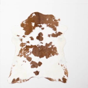 Koelap Kalfshuid - Bruinwit Gevlekt - 100 x 85 cm