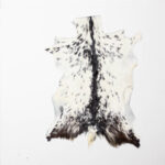 Koelap Geitenhuid - Zwartwit Gevlekt - 95 x 70 cm