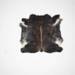 Koelap Stierenhuid - Grijs Egaal - 125 x 140 cm