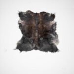 Koelap Stierenhuid - Grijs Egaal - 135 x 135 cm