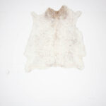 Koelap Stierenhuid - Bruinwit Egaal - 155 x 145 cm