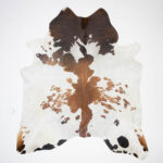 Koelap Koeienhuid - Bruinwit Gevlekt Salt & Pepper - 230 x 200 cm