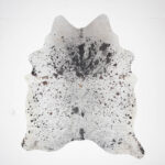 Koelap Koeienhuid - Bruinwit Gevlekt Salt & Pepper - 220 x 185 cm