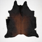 Koelap Koeienhuid - Bruin Egaal Langharig - 220 x 205 cm