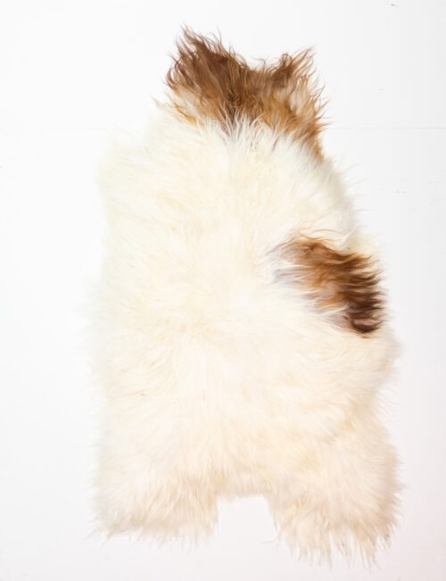 KL_1006549.jpg Koelap IJslandse Schapenvacht - Bruinwit Gevlekt - 145 x 80 cm