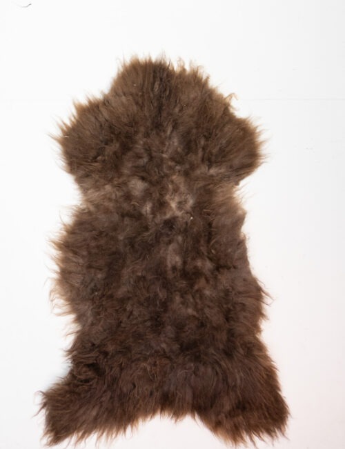 Koelap Schapenvacht - Bruin Egaal - 135 x 90 cm