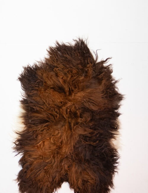 Koelap IJslandse Schapenvacht - Bruin Egaal - 130 x 85 cm
