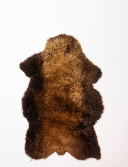 Koelap Schapenvacht - Bruin Egaal - 120 x 80 cm