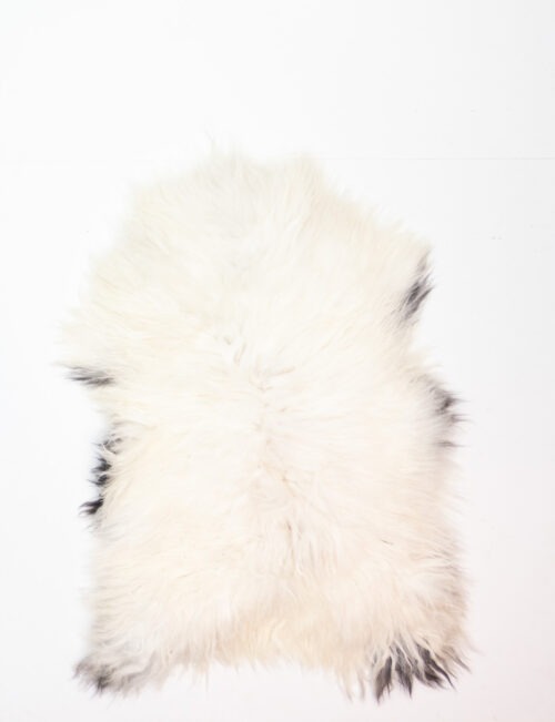 Koelap IJslandse Schapenvacht - Wit Egaal - 120 x 85 cm