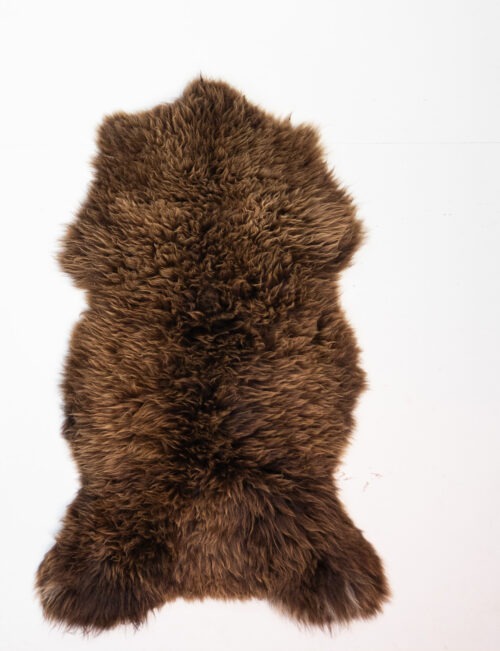 Koelap Schapenvacht - Bruin Egaal - 135 x 85 cm