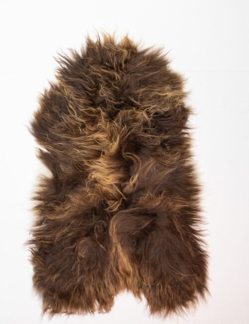Koelap IJslandse Schapenvacht - Bruin Egaal - 140 x 85 cm