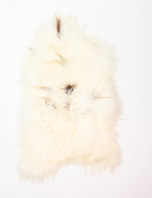 Koelap IJslandse Schapenvacht - Wit Egaal - 135 x 80 cm