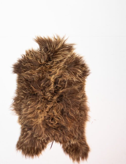 Koelap IJslandse Schapenvacht - Bruin Egaal - 125 x 75 cm