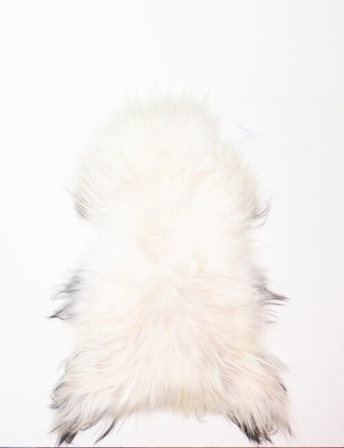 Koelap IJslandse Schapenvacht - Wit Egaal - 120 x 85 cm