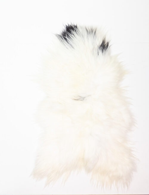 Koelap IJslandse Schapenvacht - Wit Egaal - 130 x 85 cm