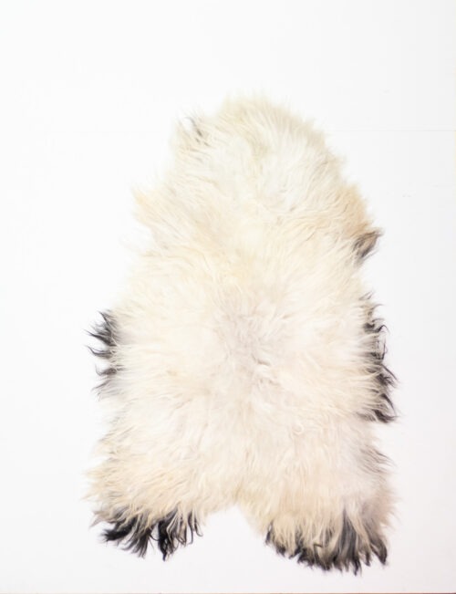 Koelap IJslandse Schapenvacht - Wit Egaal - 125 x 80 cm