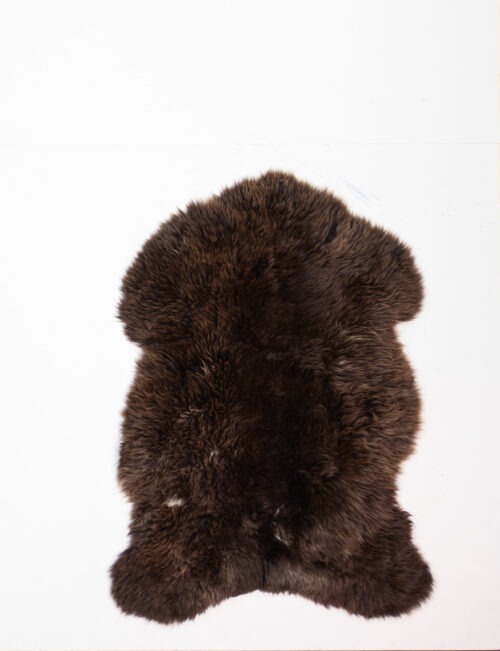 Koelap Schapenvacht - Bruin Egaal - 110 x 80 cm