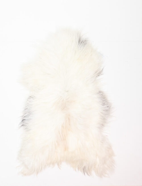 Koelap IJslandse Schapenvacht - Wit Egaal - 125 x 80 cm