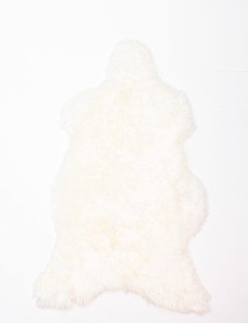 Koelap Schapenvacht - Wit Egaal - 135 x 85 cm