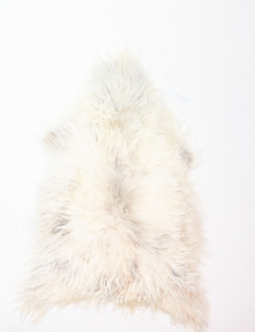 Koelap IJslandse Schapenvacht - Grijs Egaal - 130 x 90 cm