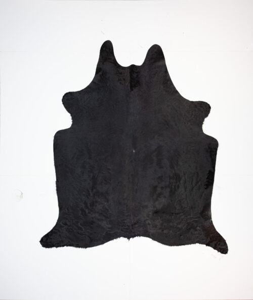 Koelap Koeienhuid - Zwart Egaal - 205 x 185 cm