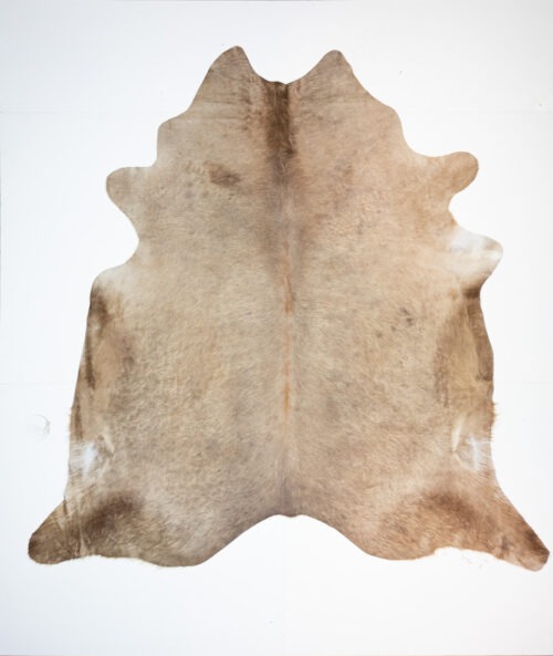 Koelap Koeienhuid - Taupe Egaal - 235 x 235 cm