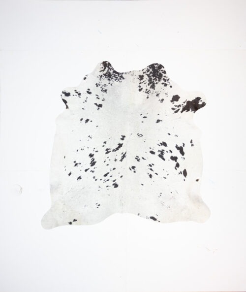 Koelap Koeienhuid - Zwartwit Gevlekt Salt & Pepper - 170 x 170 cm