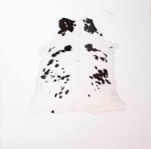 Koelap Kalfshuid - Zwart Gevlekt - 80 x 80 cm