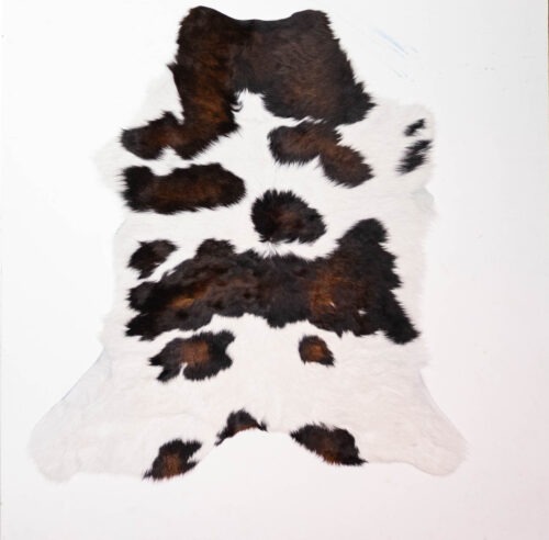 Koelap Kalfshuid - Bruin Gevlekt - 105 x 95 cm