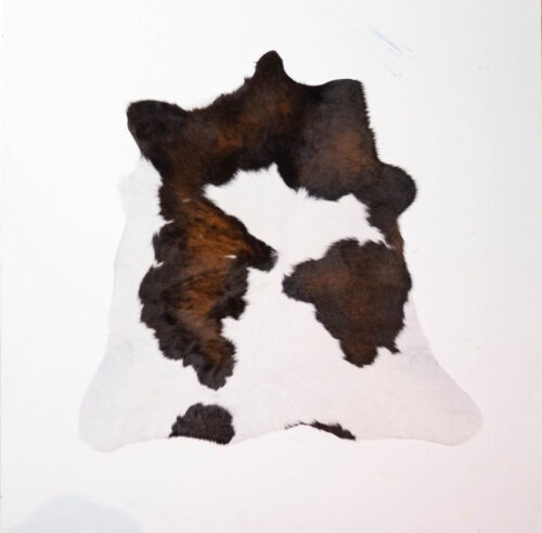 Koelap Kalfshuid - Bruin Gevlekt - 90 x 90 cm
