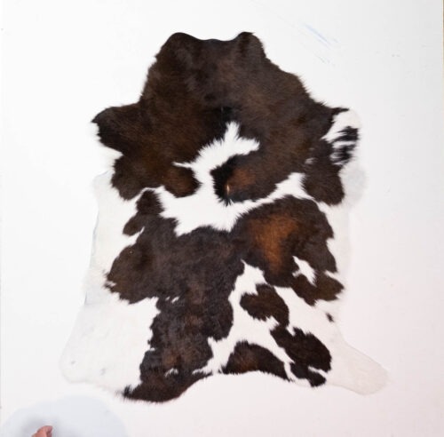 Koelap Kalfshuid - Bruin Gevlekt - 105 x 90 cm