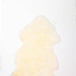 Koelap Schapenvacht - Wit Egaal - 120 x 90 cm