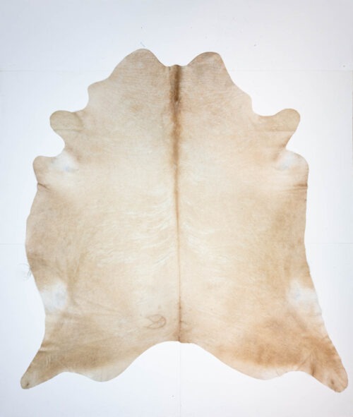 Koelap Koeienhuid - Beige Egaal - 245 x 230 cm