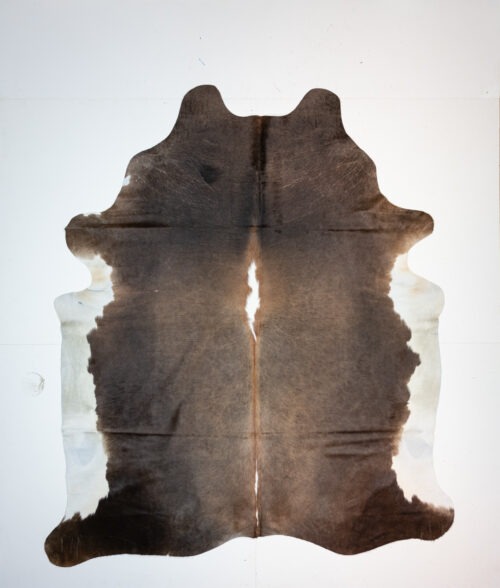 Koelap Kuhfell - Braunweiß Uni - 240 x 205 cm