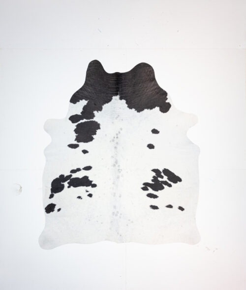 Koelap Kuhfell - Schwarzweiß Uni - 195 x 165 cm
