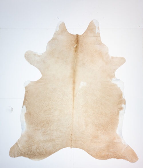 Koelap Kuhfell - Schwarzweiß Uni - 250 x 225 cm