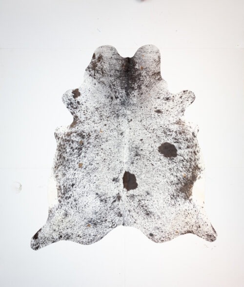 Koelap Kuhfell - Braunweiß Gefleckt Salz & Pfeffer - 210 x 190 cm