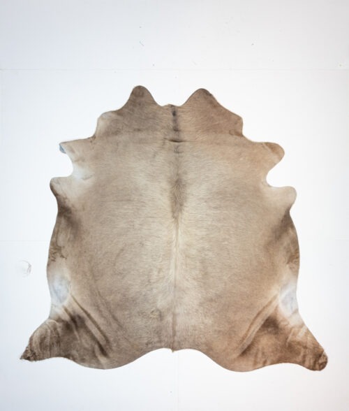 Koelap Kuhfell - Taupe Uni - 205 x 220 cm