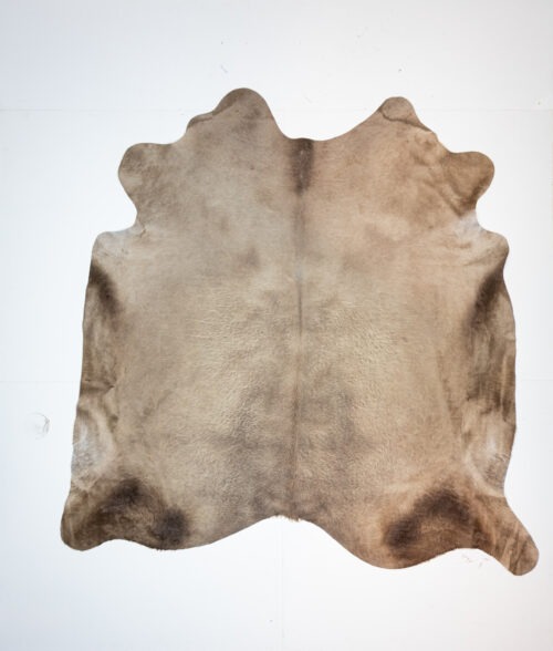 Koelap Kuhfell - Taupe Uni - 220 x 215 cm