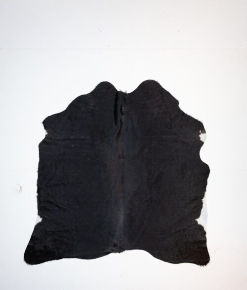 Koelap Kuhfell - Schwarz Uni - 190 x 185 cm